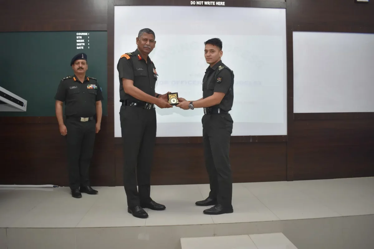 Captain Sandeep Singh Rawat Adjudged ‘Best Student’ at Junior Officer Cipher Course Culmination at MCTE Mhow