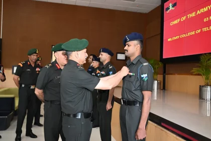 General Dwivedi Commending