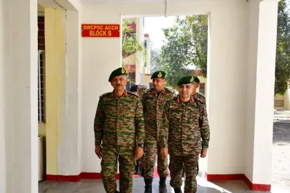 Lt Gen P S Shekhawat Visits Command Pre-Staff Course at Hisar Military Station