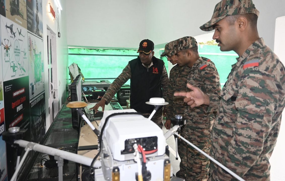 IMA Cadets Reviewing