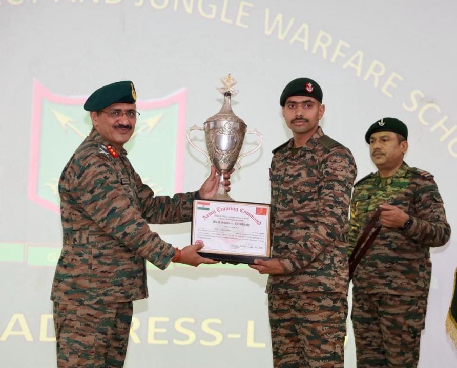 JCO Receiving Trophy