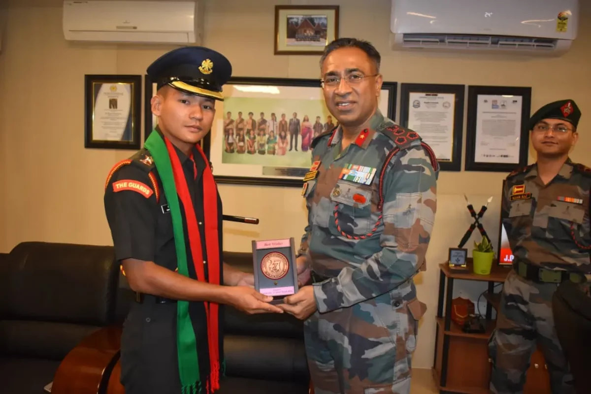 Assam Rifles Felicitates Lieutenant Obed Thangminsiam on Commissioning into Indian Army