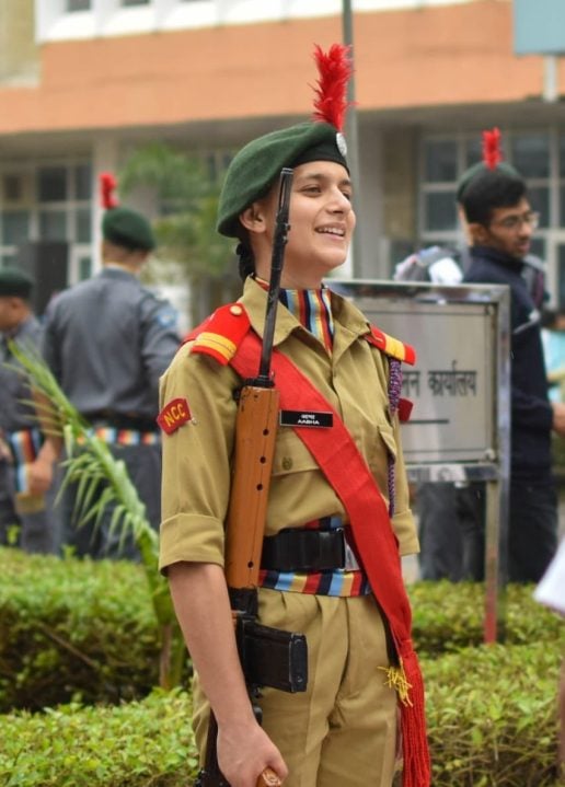 Lt Aabha in NCC Uniform 1