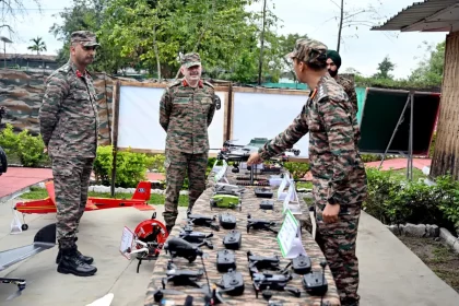 Lt Gen Abhijit S Pendharkar Reviewing
