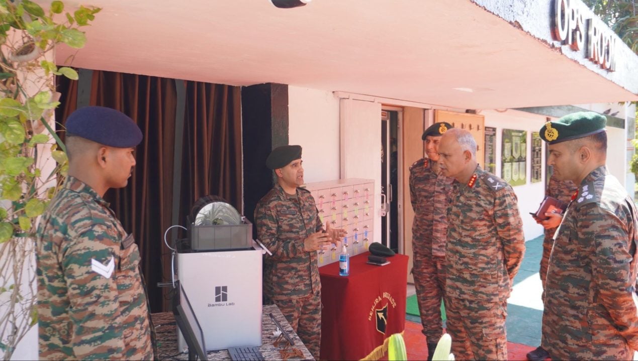 Lt Gen Chandpuria Reviewing 1