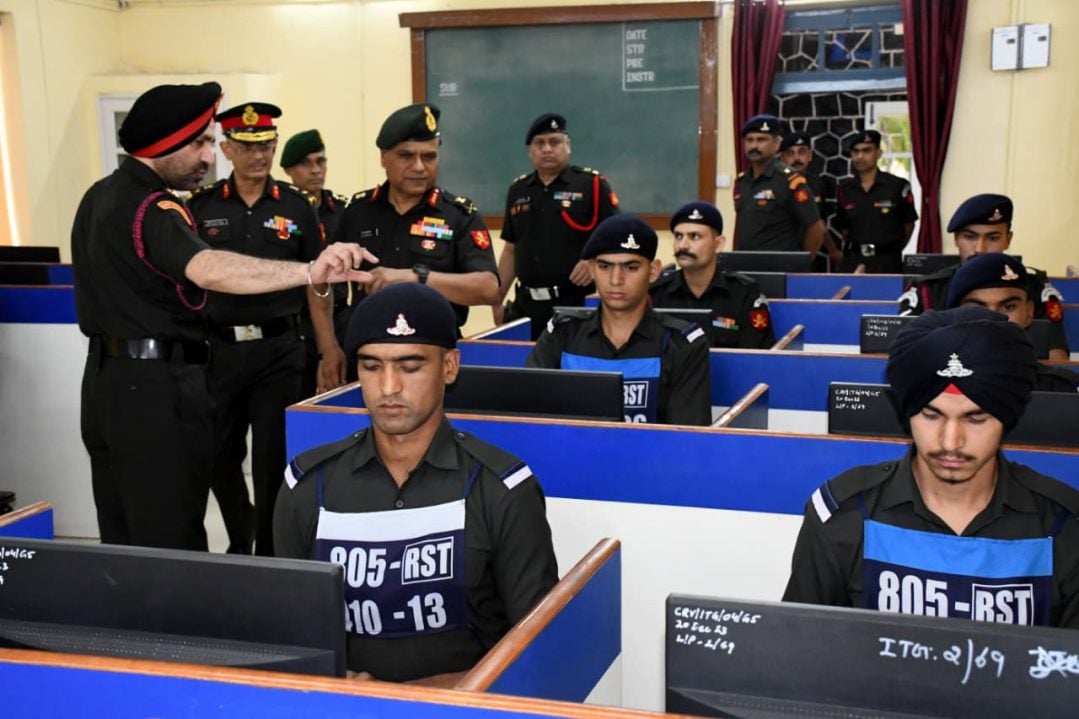 Lt Gen DS Kushwah and Other Officers