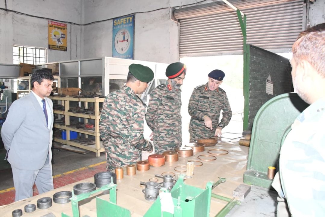 Lt Gen HS Vandra Reviewing