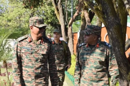 Lt Gen PK Mishra Discussing