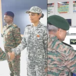 Lt Gen RC Tiwari Commending 1