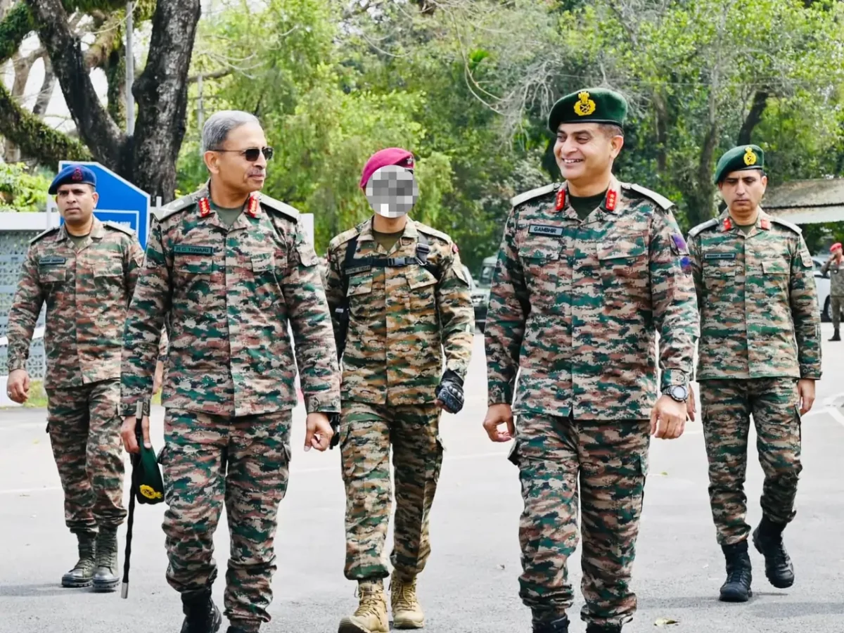 Lt Gen RC Tiwari and Other Officers