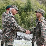 Lt Gen Rajan Sharawat Shaking Hands