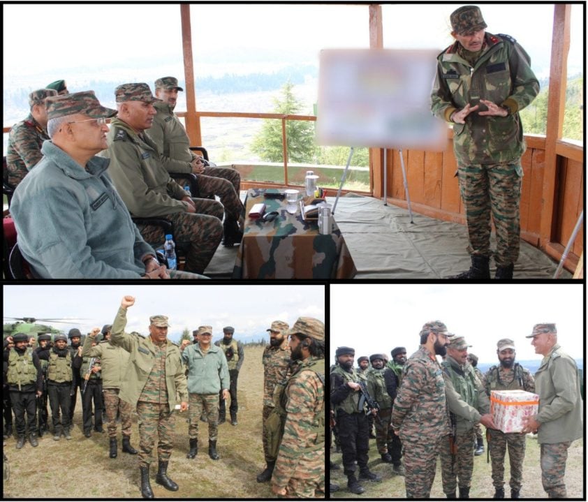 Lt Gen Sharma and Other Officers