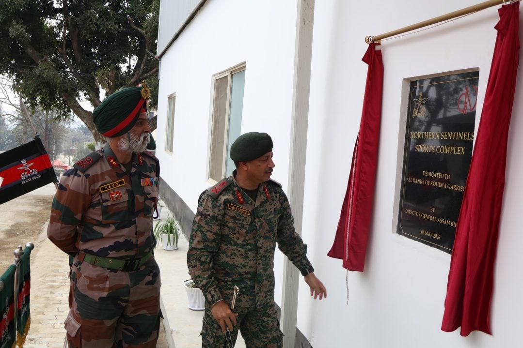 Lt Gen Vikas Lakhera Reviewing 1