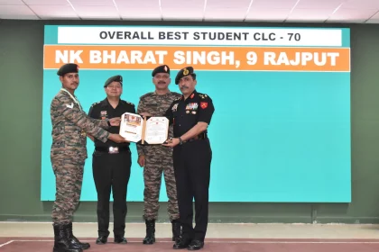 Nk Bharat Singh of Rajput Regiment