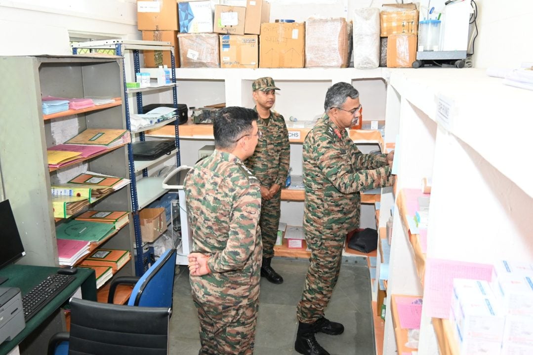 Officer Checking Files