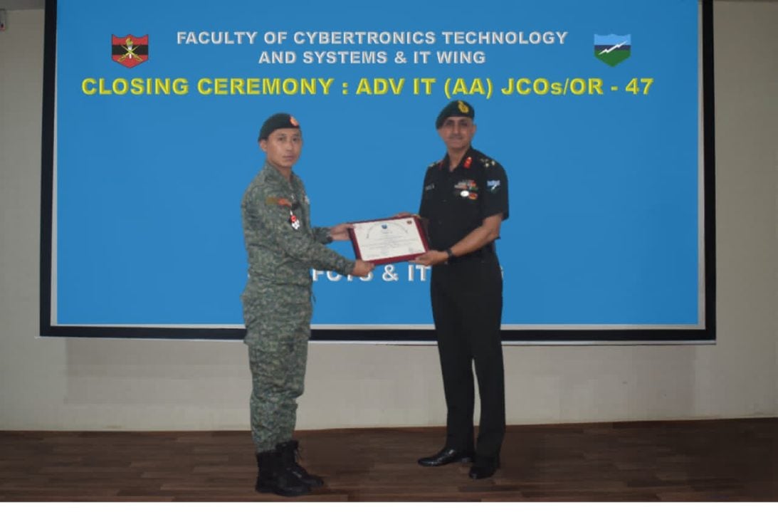 Officer Getting Award 1