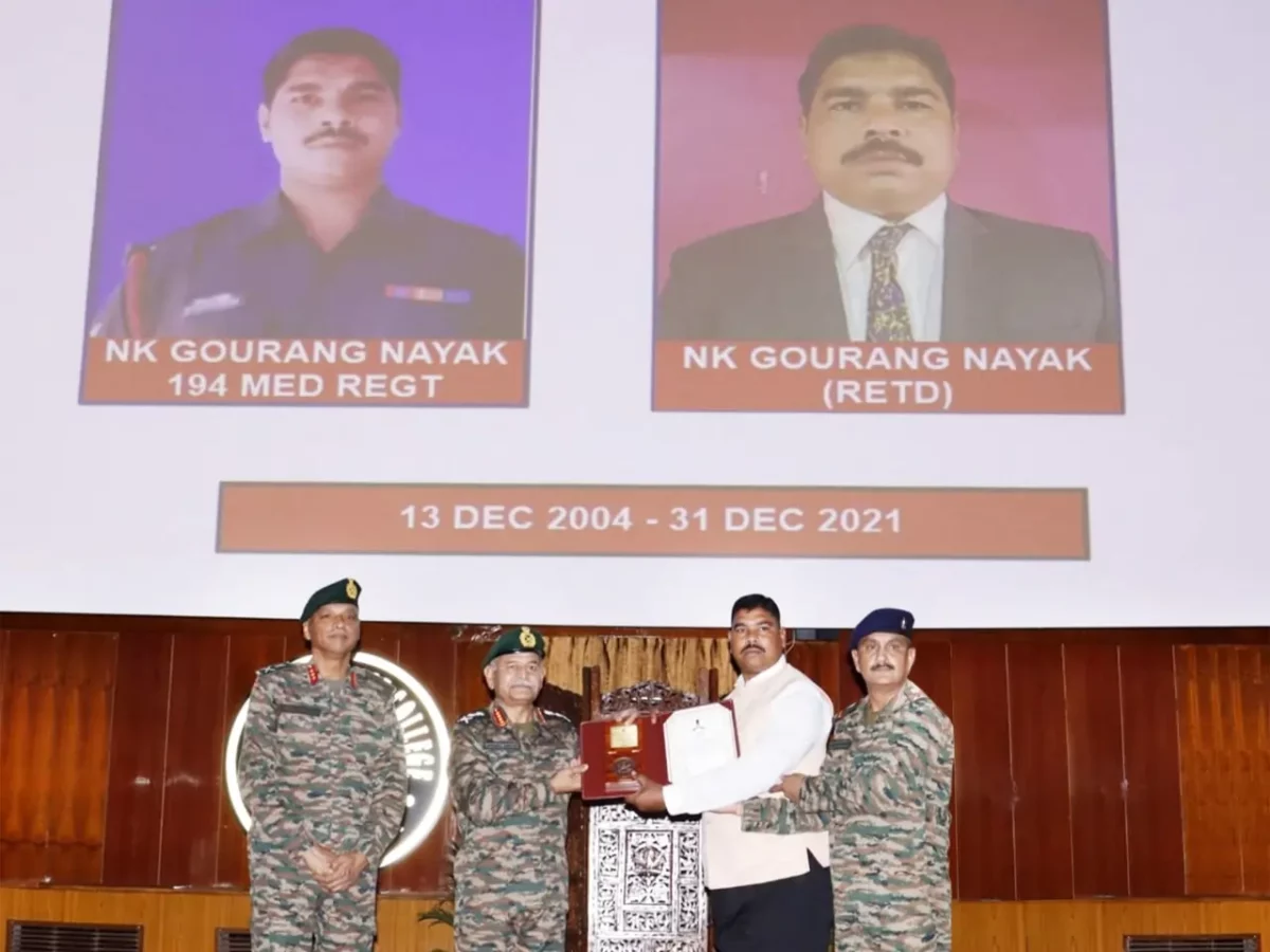 Officer Getting Award 3