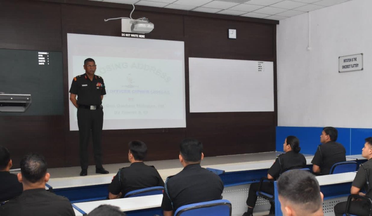 Officer Giving Lecture