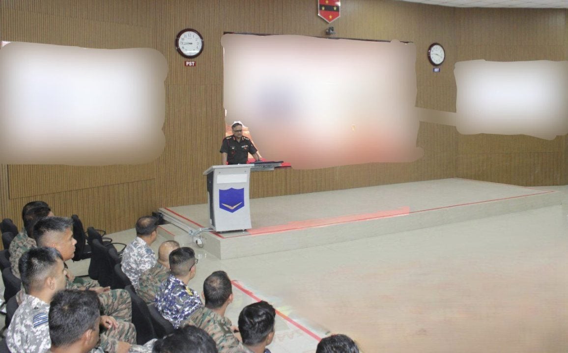 Officer Giving Lecture 6