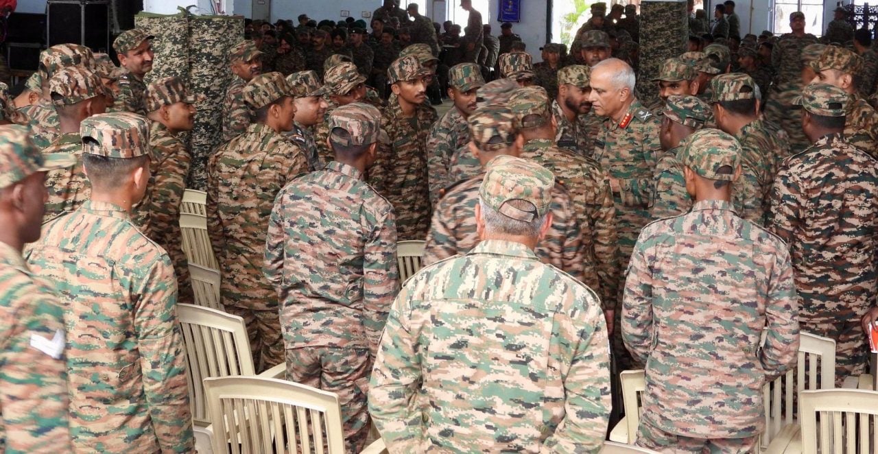 Officer Having Discussion