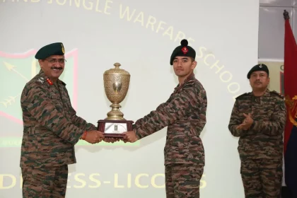 Officer Receiving Award 1