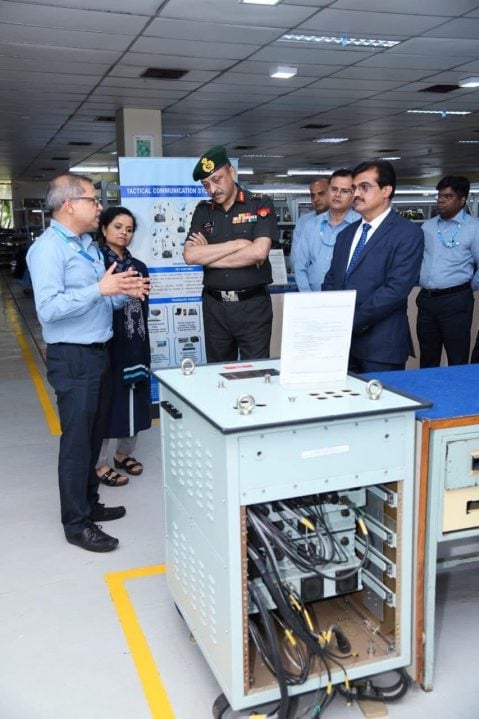 Officer Reviewing Technology