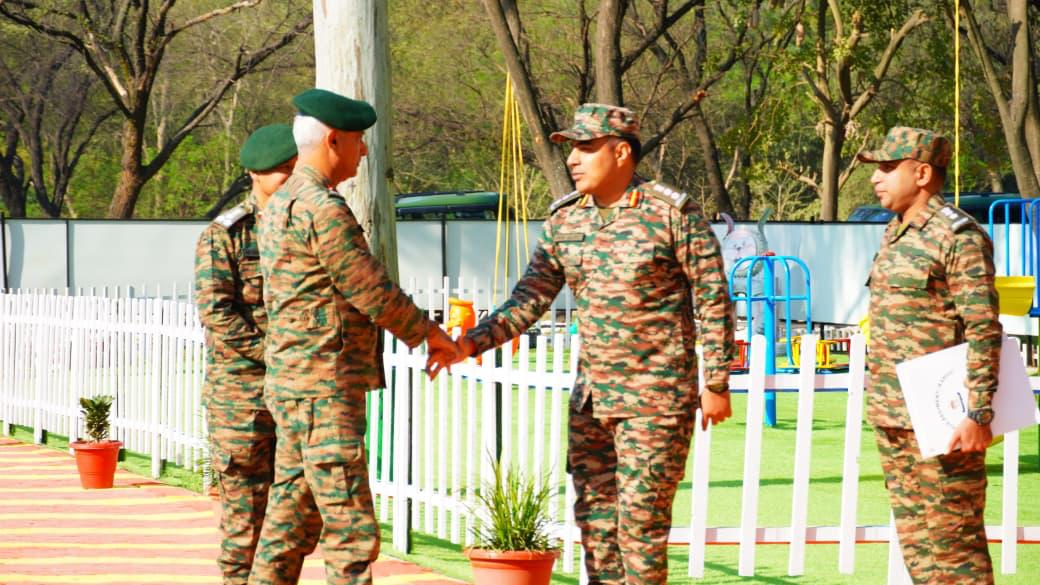 Officer Shaking Hands