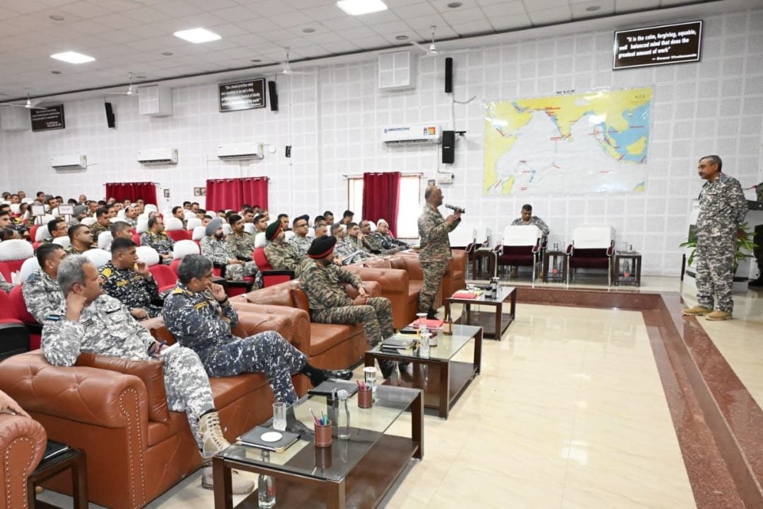 Officers Discussing 7