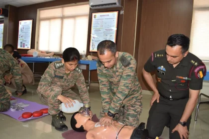 Officers Doing Practical