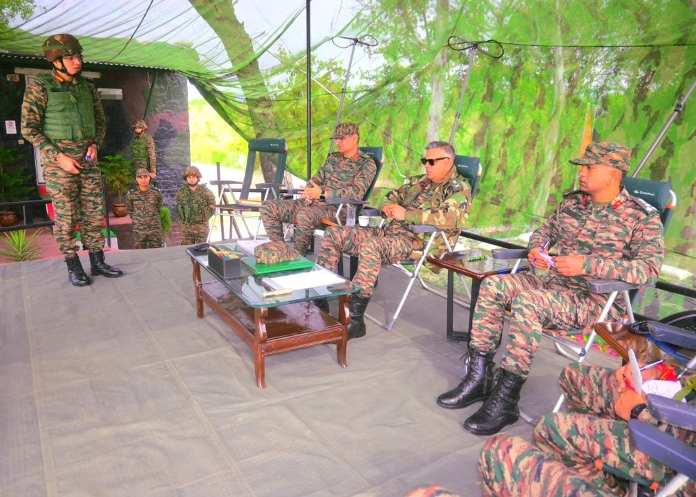 Officers Getting Briefed