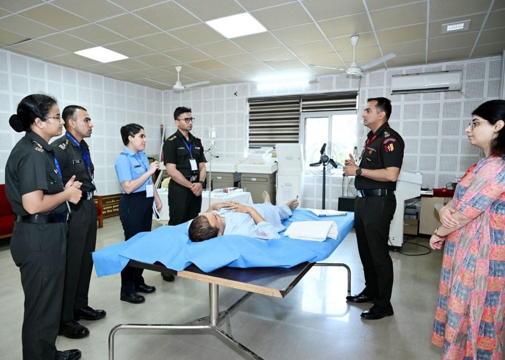 Officers Having Discussion