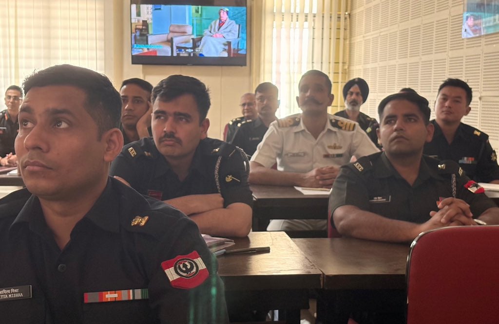 Officers Listening 4