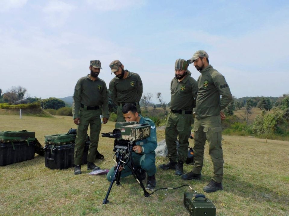 Officers Reviewing Camera