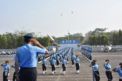 Officers Saluting