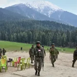 Officers at Pahalgham