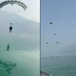 Paratroopers Landing