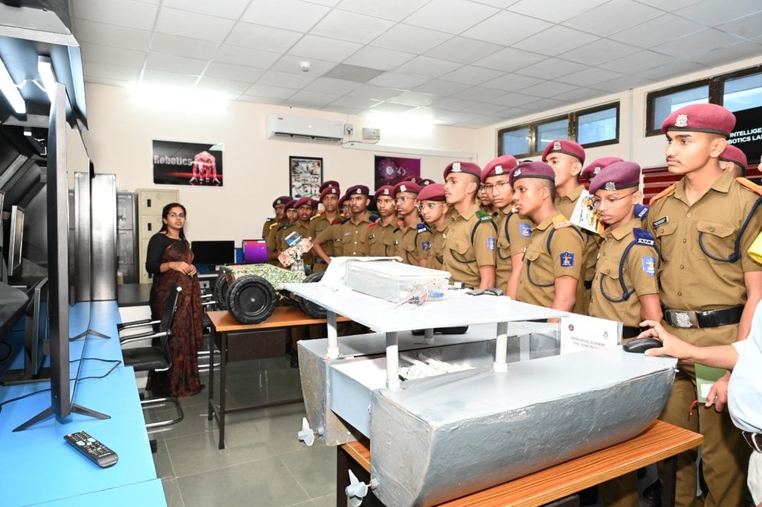 Sainik School Cadets at INA