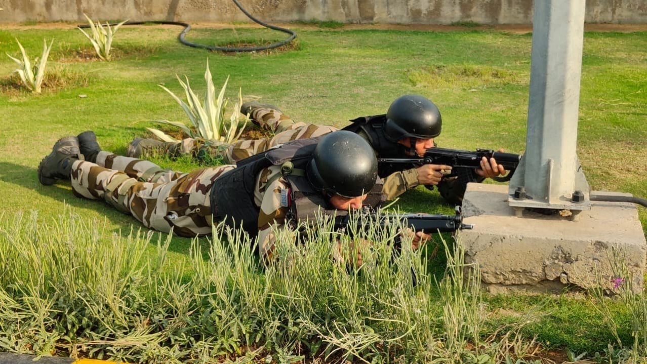 Soldiers in Exercise