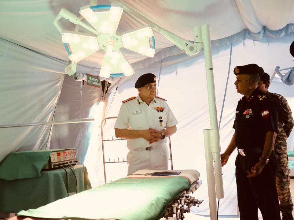 Surg VAdm Vivek Hande and Other Officers