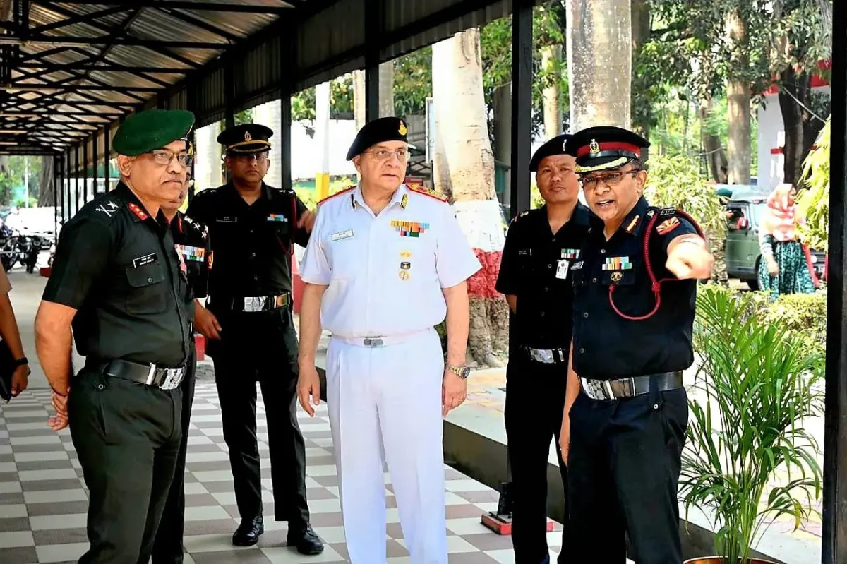 Surg Vice Adm Vivek Hande Reviewing