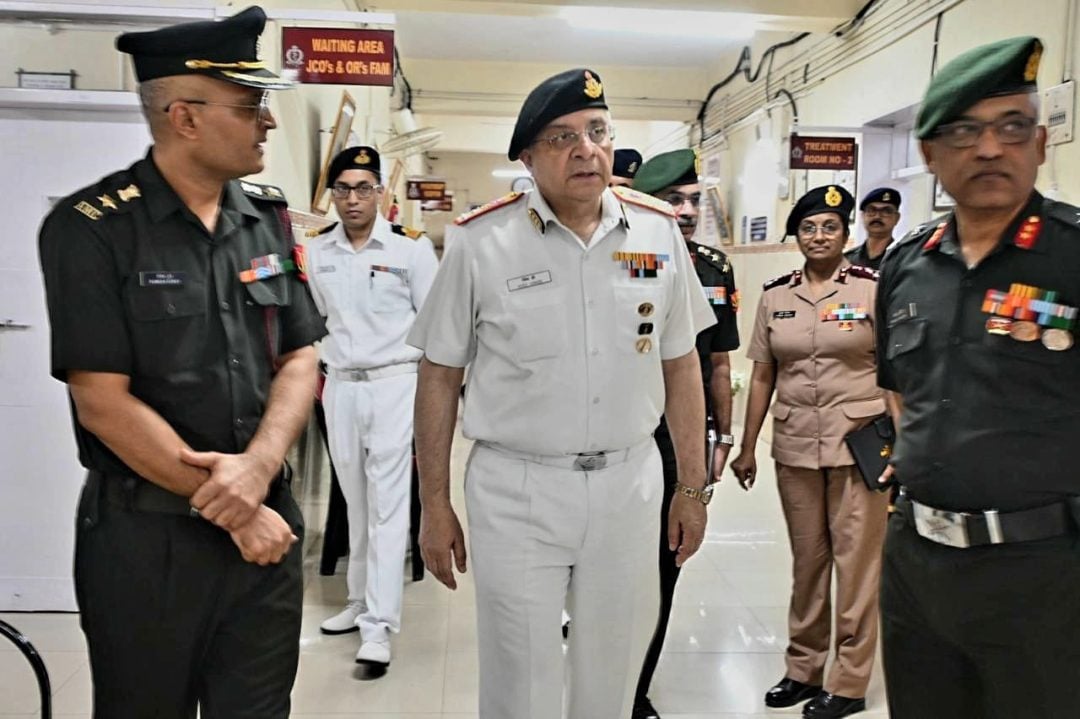 Surg Vice Adm Vivek Hande and Other Officers