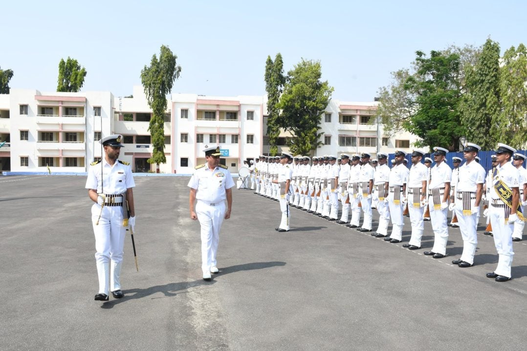Vice Adm Sameer Saxena at Ceremony