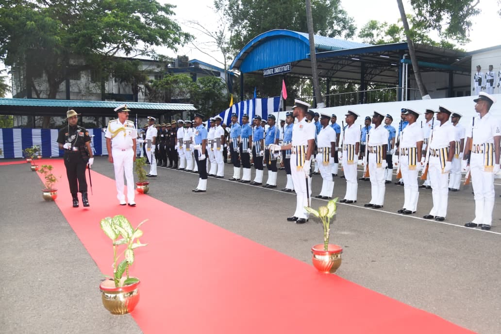 Admiral DK Tripathi at Ceremony