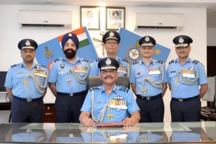 Air Marshal Jeetendra Mishra and Other Officers