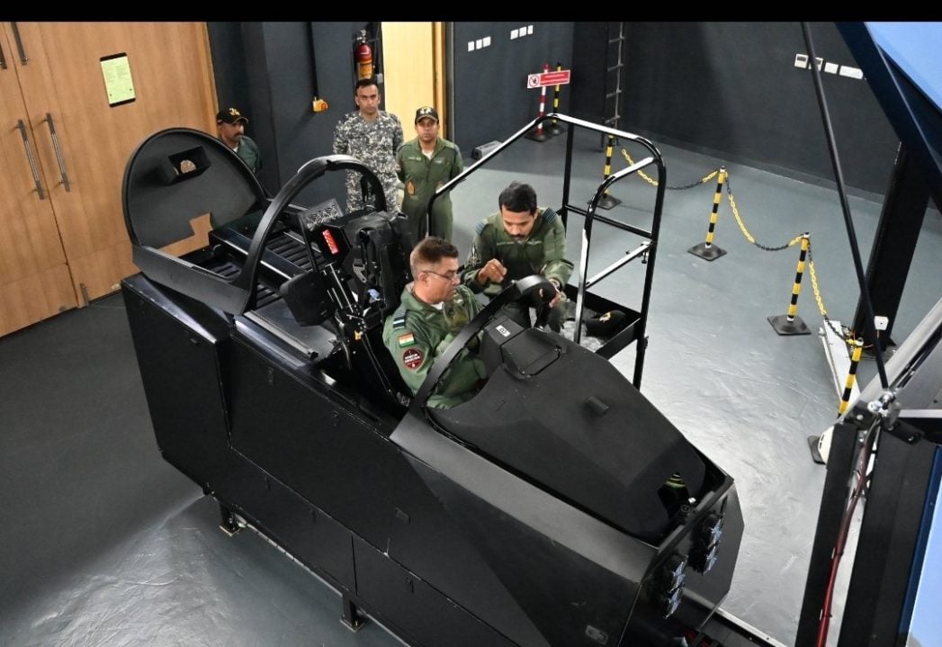 Air Marshal Nagesh Kapoor Reviewing