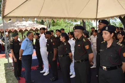 Air Marshal Sandeep Thareja Interacting