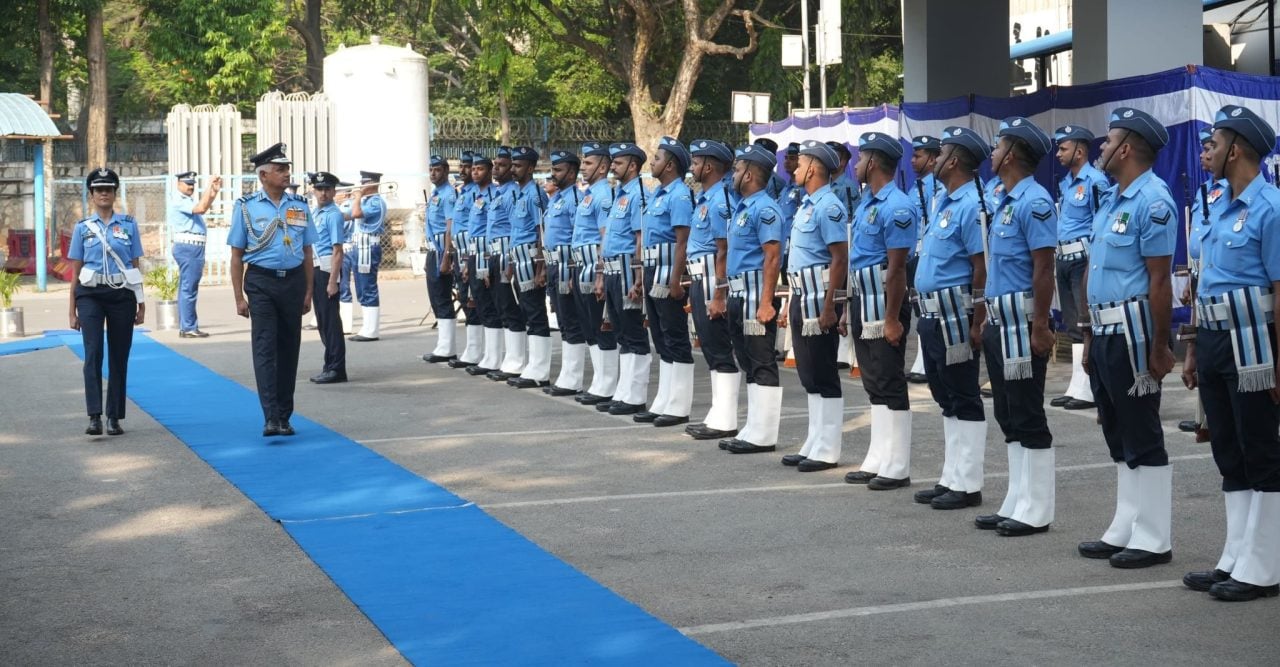 Air Marshal Shrinivas at Ceremony