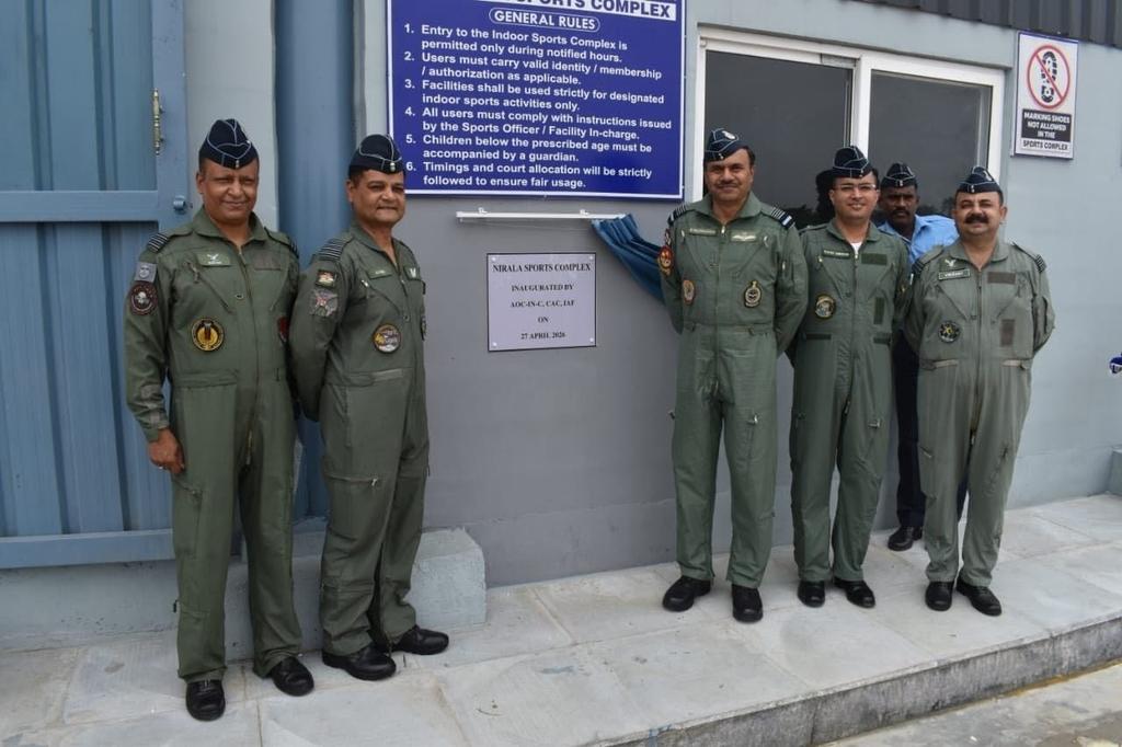 Air Mshl B Manikantan with Other Officers