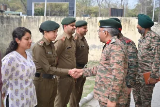 Brig Arun Bhardwaj Shaking Hands
