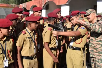 Cadets Using Equipment